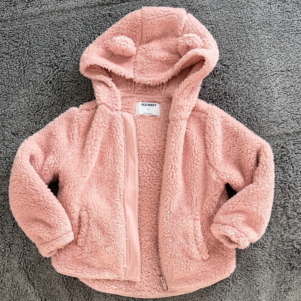 Old Navy Blush Fleece Jacket